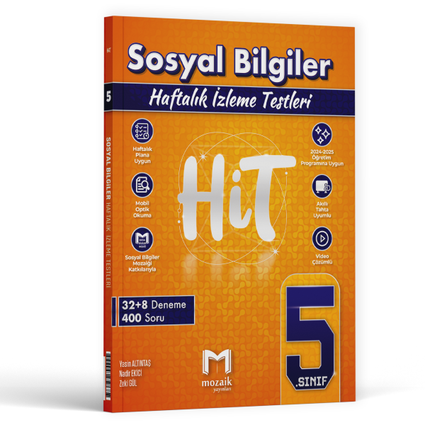 5.SINIF MOZAİK HİT 40 LI DENEME SOSYAL - 2025-26